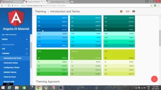 Angular 2 JS with Angular Material-Theming-Part-2