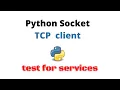 Python Socket TCP client example code