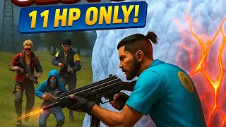 No Voice. No Mercy. Just 1v4 Rush in Free Fire 🔥 #1stvideo