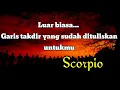 Download Lagu 🪴 Scorpio 🌷Luar biasa...Garis takdir yang sudah dituliskan untukmu 😱💎