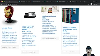 CS50 Web Programming Project 2 Commerce