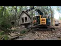 Building a foundation for a cabin