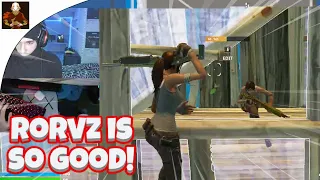 RORVZ vs RAW 1v1 ZONEWARS FORTNITE