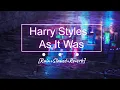 Lagu Harry Styles - As It Was (Rain \u0026 Slowed + Reverb)