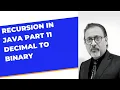 recursion in java Decimal to binary conversation