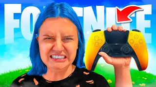 JOGUEI FORTNITE NO CONTROLE DEPOIS DE 5 ANOS!