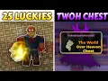YBA USING 25 LUCKIES TWOH CHEST