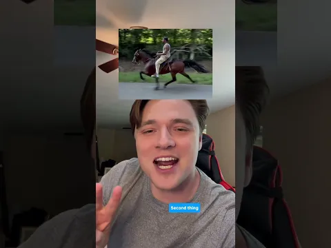 His riding skills are INSANE!! #horseriding #suspension #oldspice #horse #funny #comedy #ryankelly