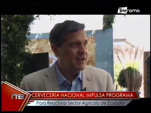 Cervecería Nacional impulsa programa para reactivar sector agrícola de Ecuador