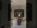 Kodak Black Instagram Live Stare Down With Comments