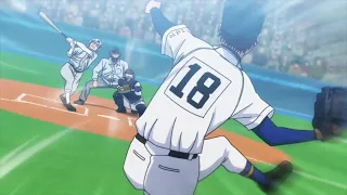 sawamura goes god mode against ichidai third high diamond no ace
