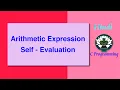HINDI Arithmetic Expression Evaluation Exercise Students Self Evaluation
