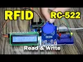 Download Lagu Arduino RFID sensor - read and write RFID RC522 - LCD16*2 character - rfid-rc522