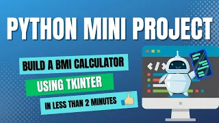 Python Mini Project - Simple BMI Calculator using Python and Tkinter Library
