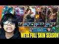 Download Lagu META FULL SKIN SEASON 6 7 8 9 10 BERAKSI DI LAND OF DAWN - Mobile legends