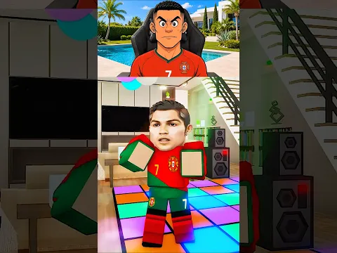 Roblox vs Minecraft 🤩⚽️❤️ Ronaldo, Messi, Georgina, Speed