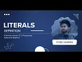 10 What Are Literals C Programming Explained for Beginners CodeNook Vivek Sharma