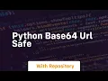 python base64 url safe