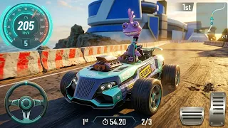 Disney Speedstorm Fastest Lap: Monsters Inc Randall Boggs & Sea Devils PS 5 Gamepla.