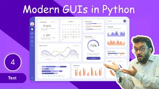 Text Building Modern GUIs using Python Full Course 2025