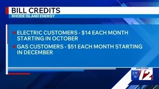 RI Energy customers to receive 14 in credits each month