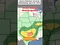 Tornado risk targeting Dallas and Fort Worth today with large tornadoes possible