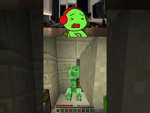 That's Why Mikey Hates Creepers 😡 - MAIZEN Minecraft Animation #shorts