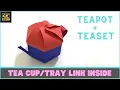 How to make a Paper Teapot Easy DIY Paper Teapot English Subtitles Crafts At Ease