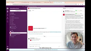 How to build an AI Slack bot connected to company knowledge Tutorial