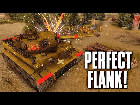 Airborne Pulled Off the PERFECT Tiger Flank! - 2v2 CAST - Company of Heroes 3