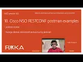 18 cisco nso restconf examples with postman