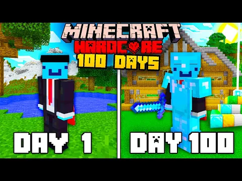 I Survived 100 Days in Minecraft Hardcore Heres What Happened
