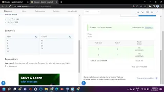 Solution of CodeChef problem of DISCNT Problem Code DISCNT Contest Code START50 in java