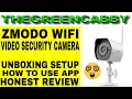 ZMODO WIFI SECURITY CAMERA UNBOXING SET UP HOW TO USE SURVEILLANCE NIGHT VISION CAMARA