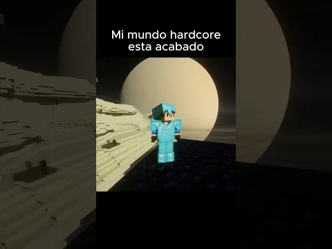 Mi Mundo Hardcore esta Acabado😭 #minecraft #minecraftmemes