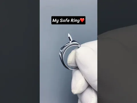 Stylish Ring that double as a self defense device. ✨🎁(Link In Bio).#selfdefense #usashorts