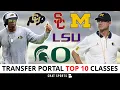 Transfer Portal Rankings Top 10 College Football Classes In 2023 Ft Michigan Colorado USC LSU