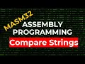 How to compare two strings MASM32 Assembly Programming