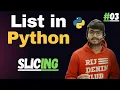Slicing of List in Python List in Python Tutorial 03 Code Marathi