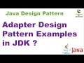 Adapter Design Pattern Examples in JDK Java Design Pattern Interview Question