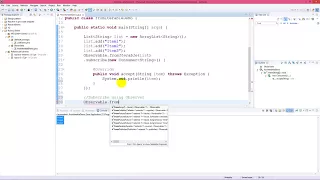 Create an Observable using fromIterable in RxJava 2
