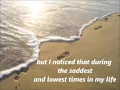FOOTPRINTS in the sand with