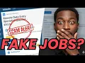 Scammers Are Posting FAKE Jobs on Real Job Sites Don t Fall for This