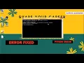 Python is not recognized as internal or external command Fixed Python Installation 2020 How to