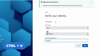 One Time Password TOTP via Authenticator Apps