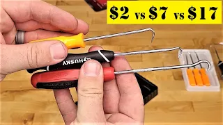 Are 2 PICKS any Good Milwaukee vs Husky vs Harbor Freight Precision Pick Review
