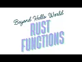 Creating Your First Rust Function Hello World