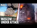 Download Lagu Ukraine drones BLAST Russian air defences in Moscow sparking 10 explosions