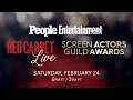 2024 SAG Awards Red Carpet Live February 24th 2024 6PM ET PEOPLE