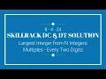 SKILLRACK DAILY CHALLENGE AND DAILY TEST SOLUTION 08-04 C Java Python